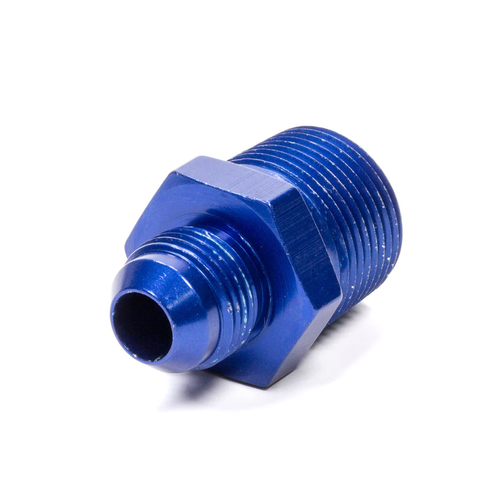 Fragola 481619 Blue -12 AN to 1” NPT Straight Adapter Fitting