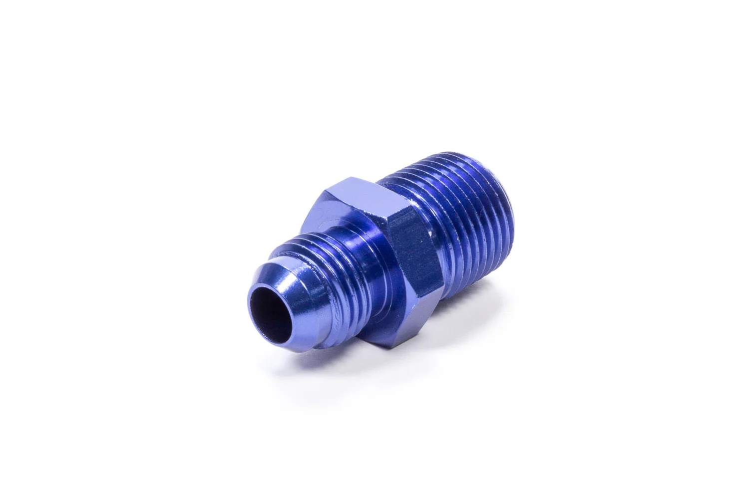 Fragola 481666 Blue -6 AN to 3/8” NPT Straight Adapter Fitting