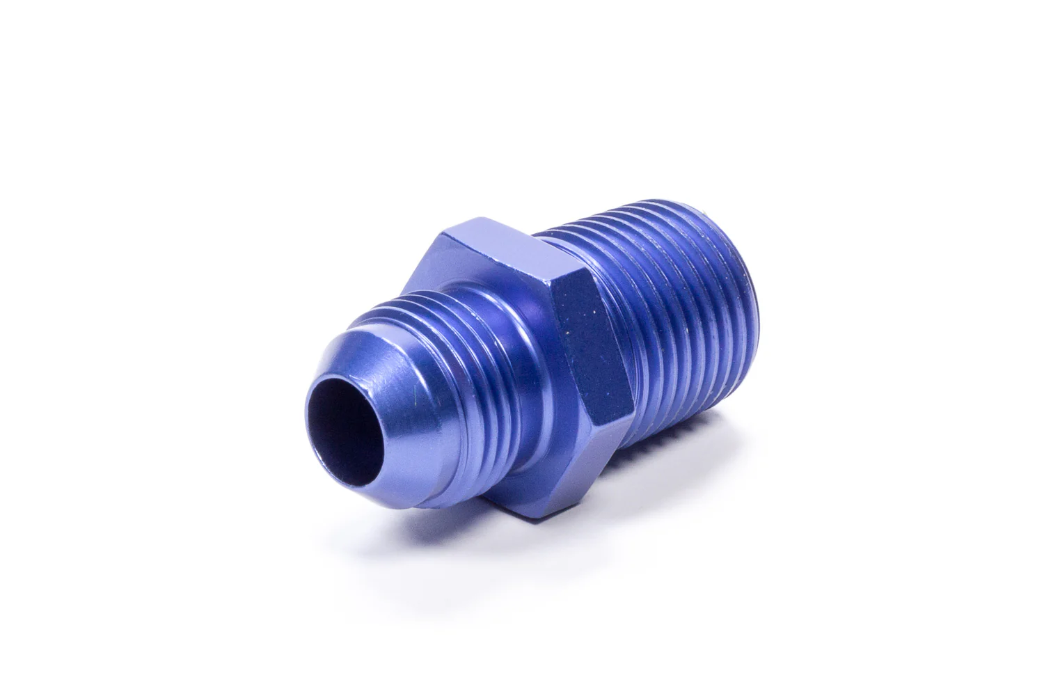 Fragola 481688 Blue -8 AN to 1/2” NPT Straight Adapter Fitting