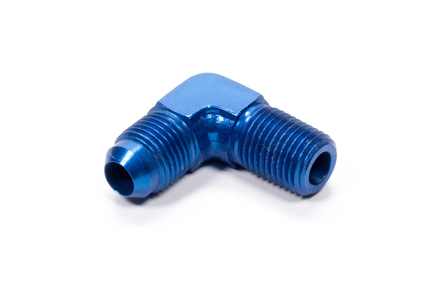 Fragola 482206 Blue -6 AN to 1/4” NPT 90 Degree Adapter Fitting