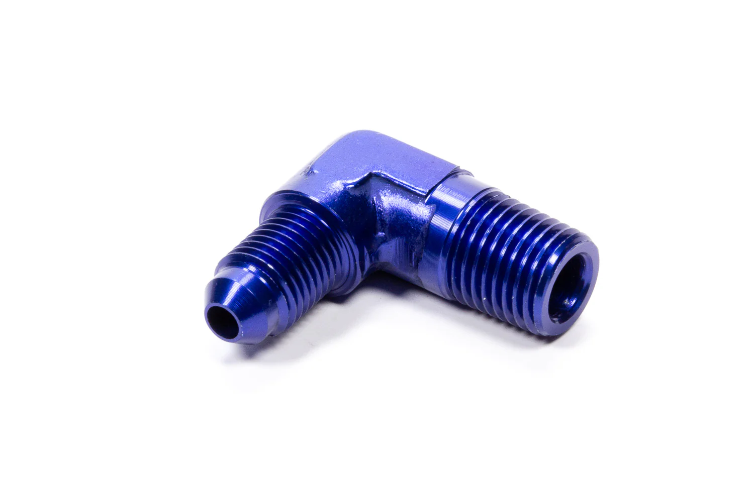 Fragola 482244 Blue -4 AN to 1/4” NPT 90 Degree Adapter Fitting