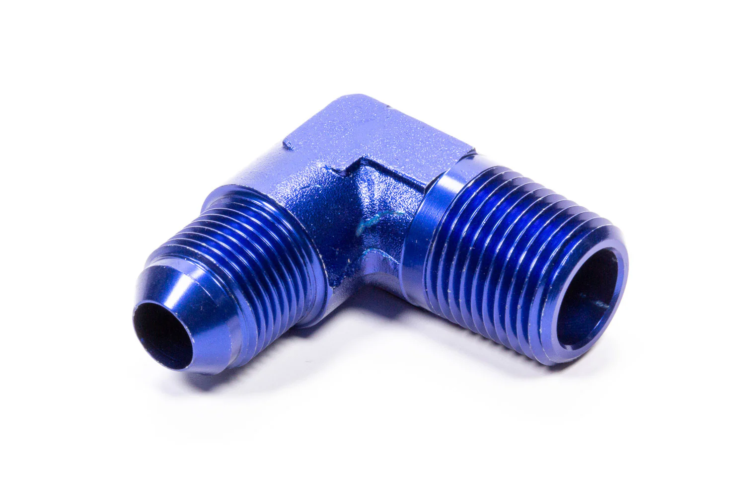 Fragola 482288 Blue -8 AN to 1/2” NPT 90 Degree Adapter Fitting