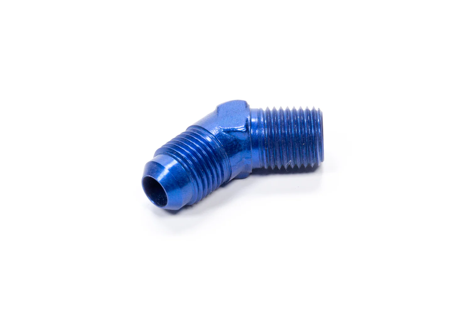 Fragola 482304 Blue -4 AN to 1/8” NPT 45 Degree Adapter Fitting