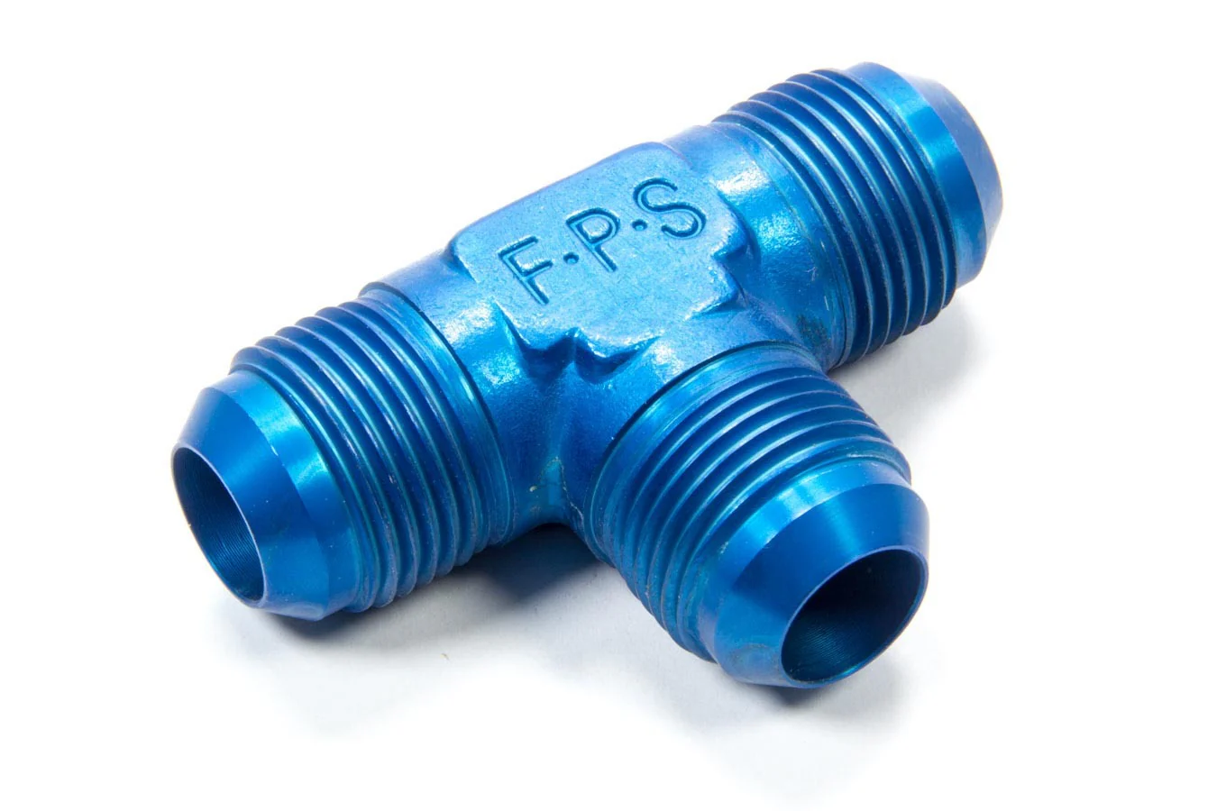 Fragola 483412 Blue -12 AN to -12 AN Bulkhead Tee Fitting