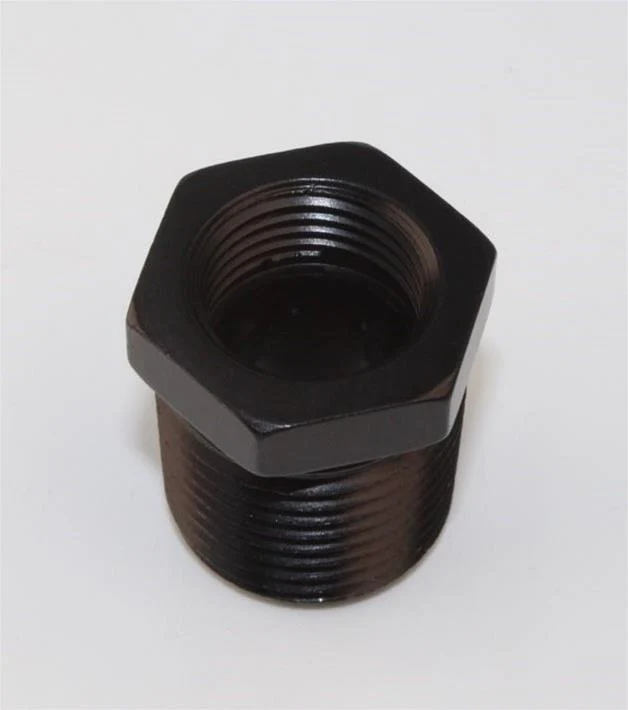 Fragola 493024-BL 1/2 in. MPT Oil Temp Adapter Black