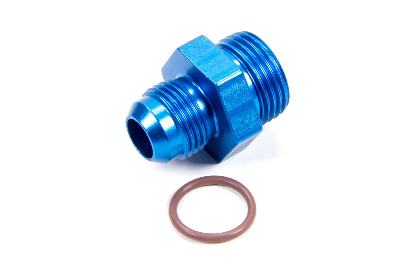 Fragola 495107 -10 to -12 Blue Radius AN to O-Ring Adapter Straight