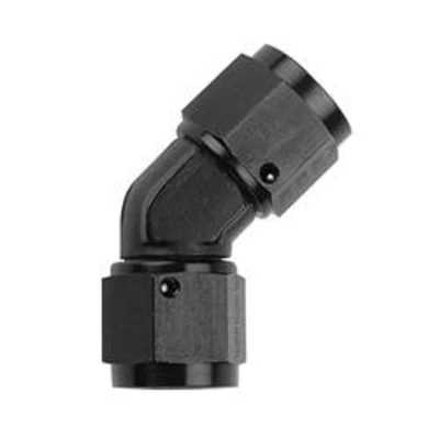 Fragola 496206-BL Black -6 AN 45 Degree Union Coupler