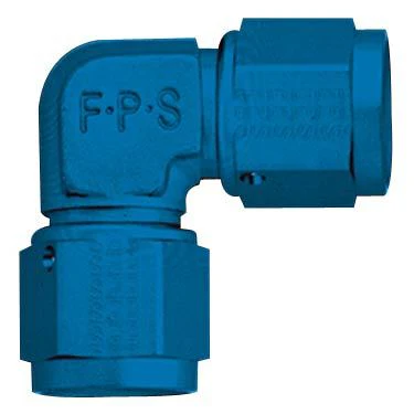 Fragola 496304 Blue -4 AN 90 Degree Union Coupler