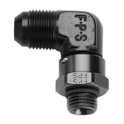 Fragola 6 x 7/16, 20 (4) 90 Degree Swivel Black