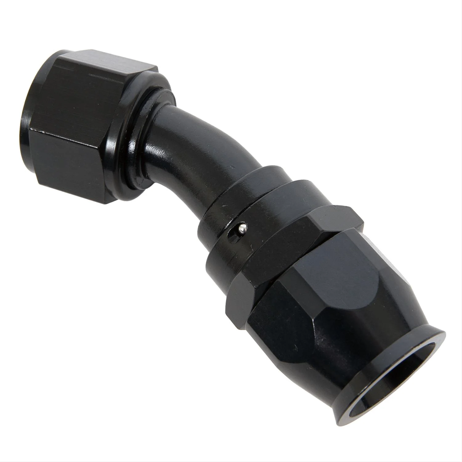 Fragola 683012-BL -12 Black Real Street PTFE Hose End 30-Degree