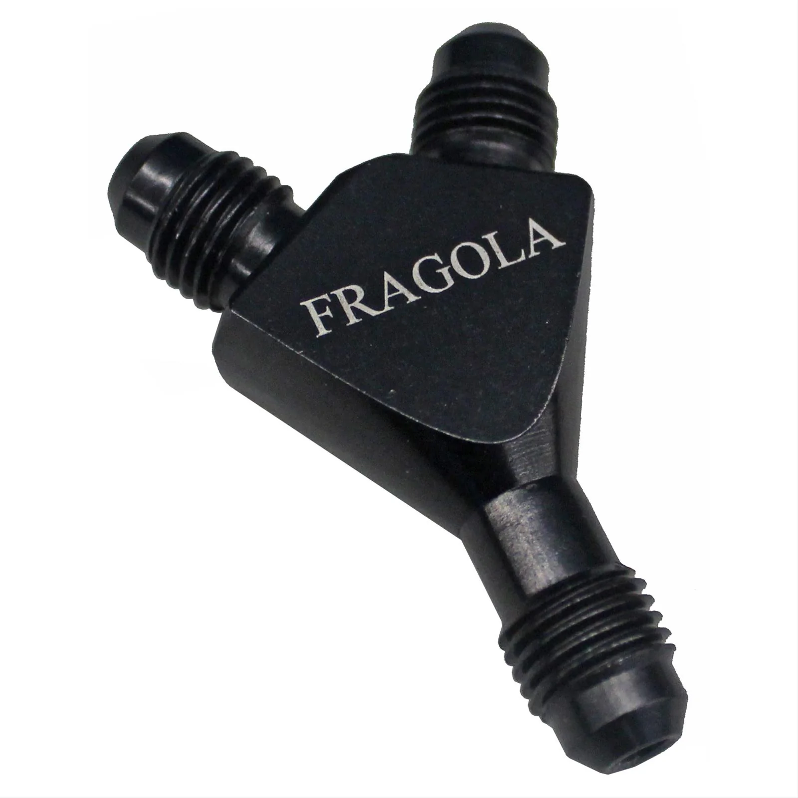Fragola 900604-BL Black -4 AN Male Y Fitting