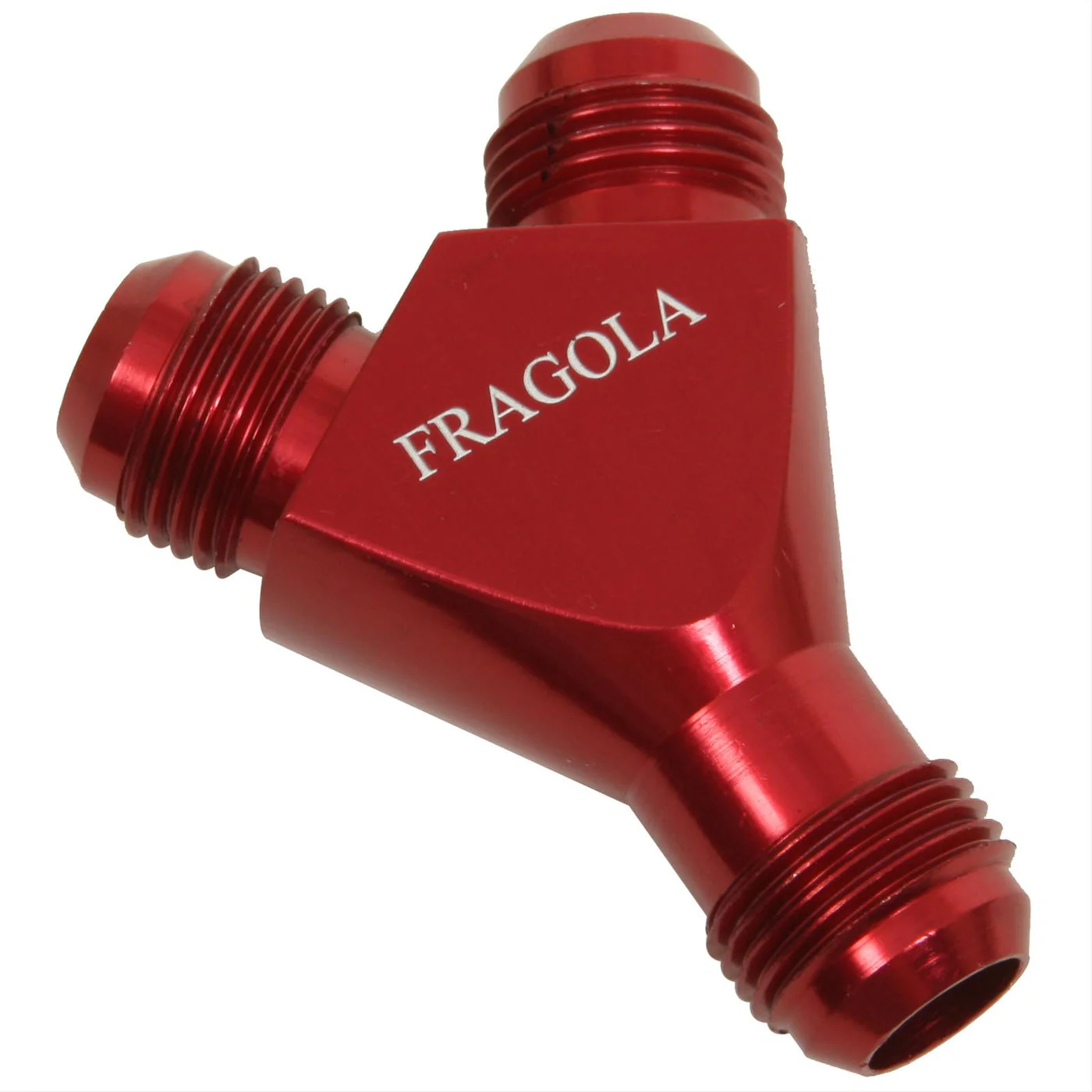 Fragola 900609-RD Red -8 AN to -6 AN to -6 AN Male Y Fitting