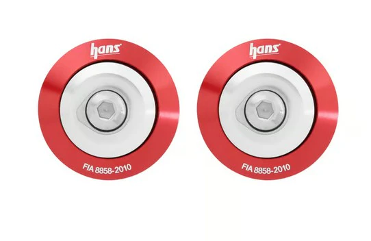 HANS AK113111R Post Collar Anchors, Red
