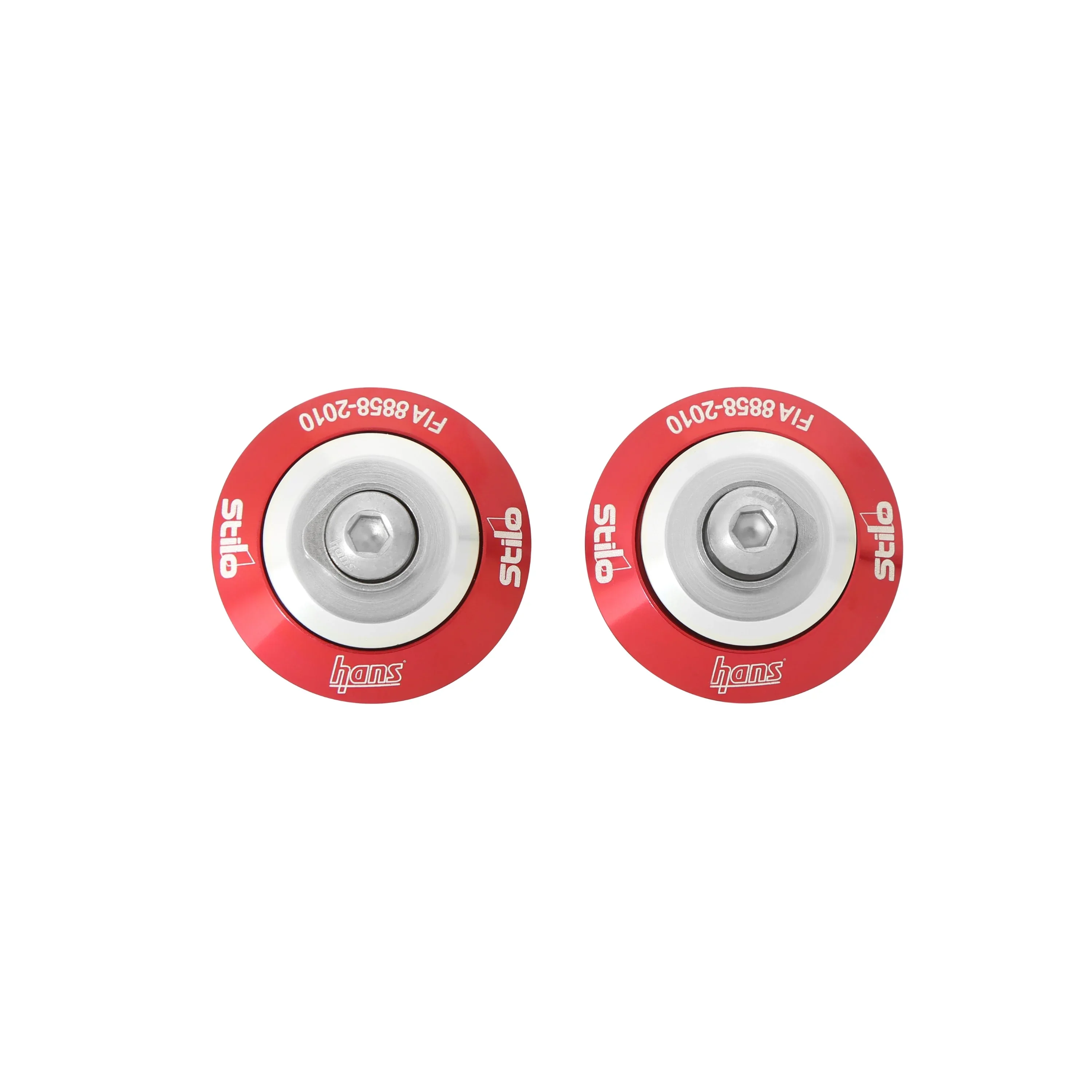 HANS AK113111R-Stilo Post Collar Anchors, Red