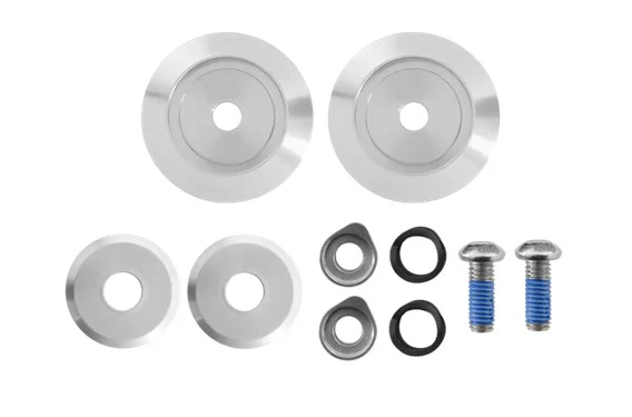 HANS AK113111S Post Collar Anchors, Silver