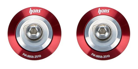 HANS AK113112R Post Collar Anchors, Red