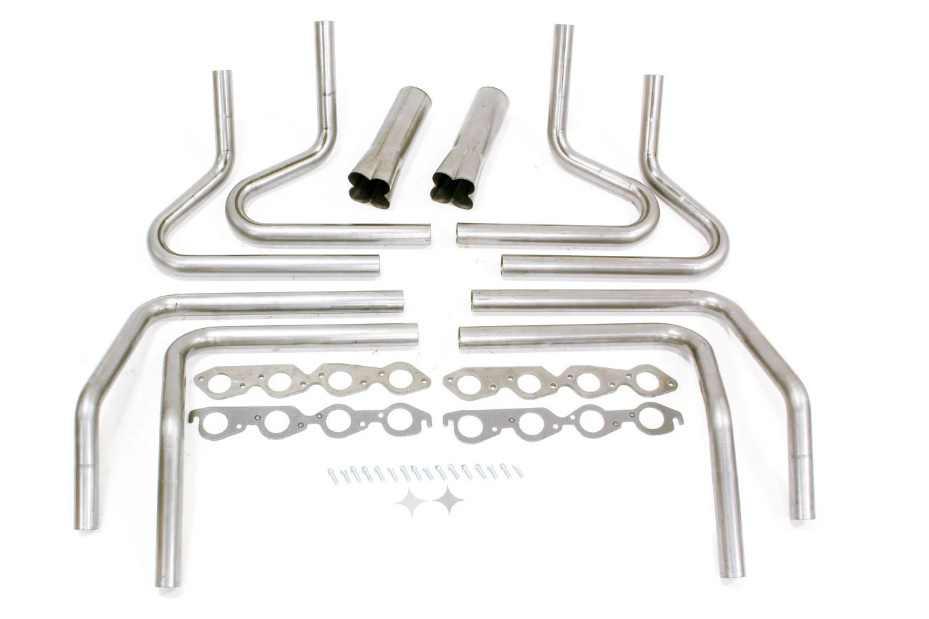 Hedman 65632 1-7/8in BBC Weld Up Kit- 3-1/2in Weld On Collector