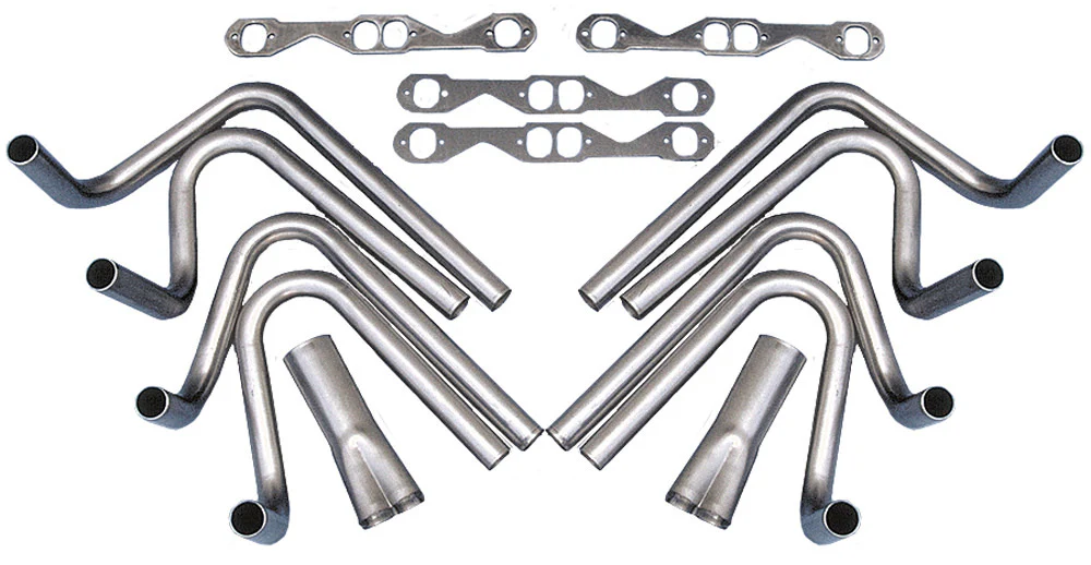 Hedman 65642 2in. SBC Weld Up Kit- 3.5in. Weld On Collector