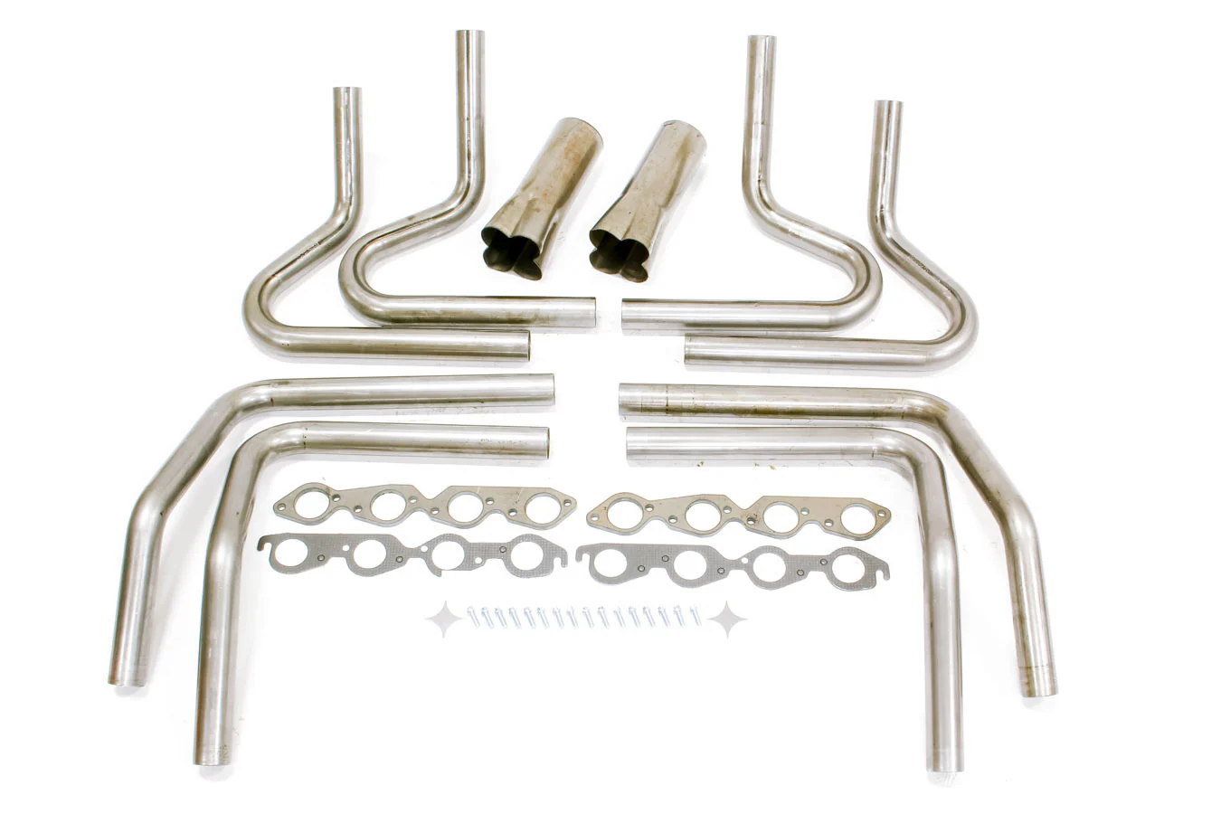 Hedman 65670 2-1/8in BBC Weld Up Kit- 4in Weld On Collector