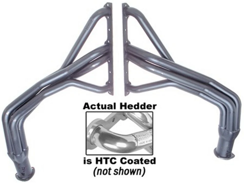 Hedman 69516 SBC Headers - Coated 76-86 CJ5-6-7