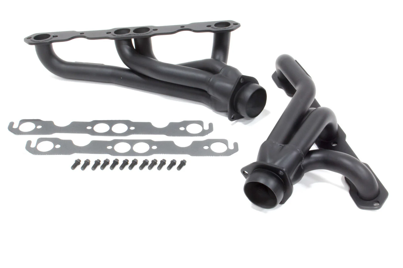 Hedman 69643 86-95 Wrangler Header SBC Black Standard Duty