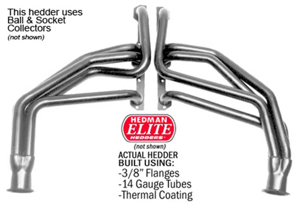Hedman 69890 67-87 SBC Truck Elite Headers