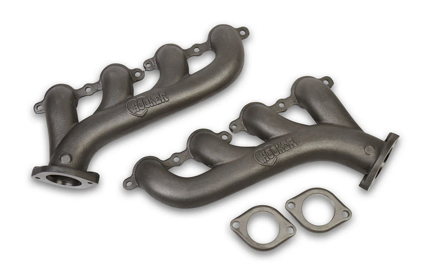 Hooker 8501 GM LS Cast Iron Exhaust Manifolds Raw Finish