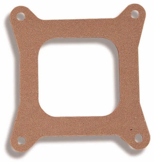 Holley 108-10 Carburetor Base Plate Gasket, 4-Barrel, Open Square Bore, Composite