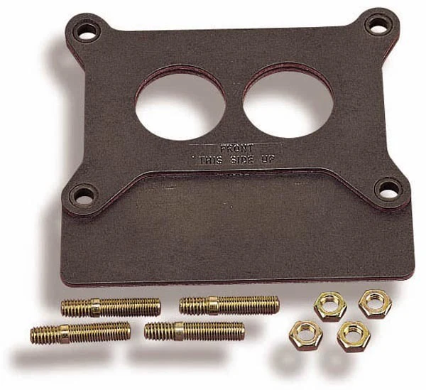 Holley 108-52 Carburetor Base Plate Gasket, 2-Barrel, Divided Square Bore, Composite