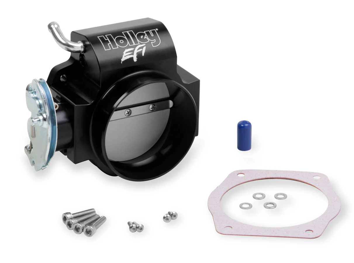 Holley 112-589 90mm LS Throttle Body w/Tapered Bore - Black