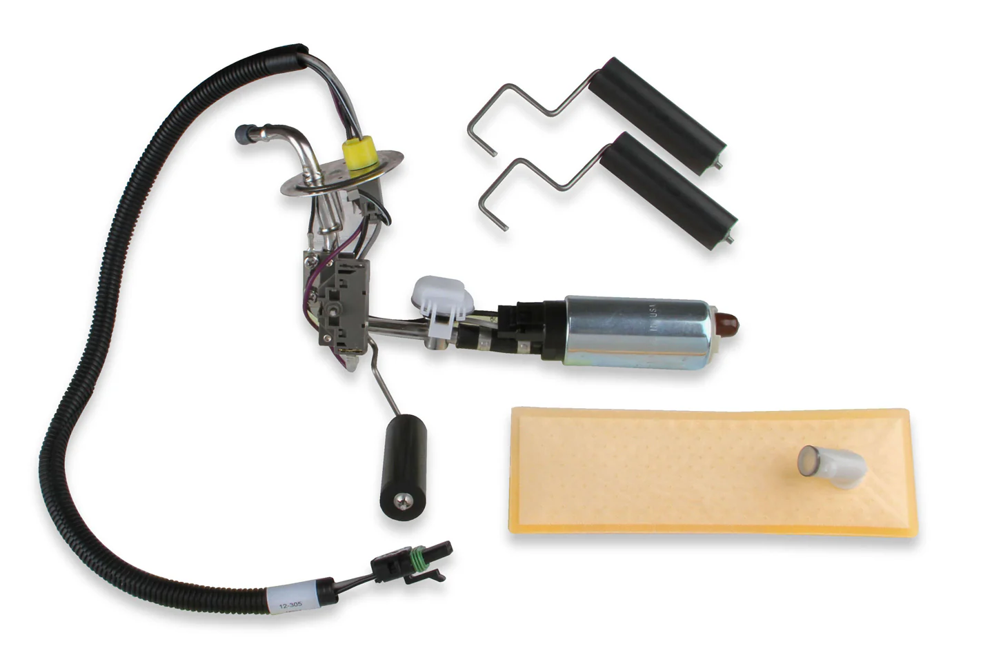 Holley 12-305 255 LPH Fuel Pump Module 64-70 Mustang OEM Tank