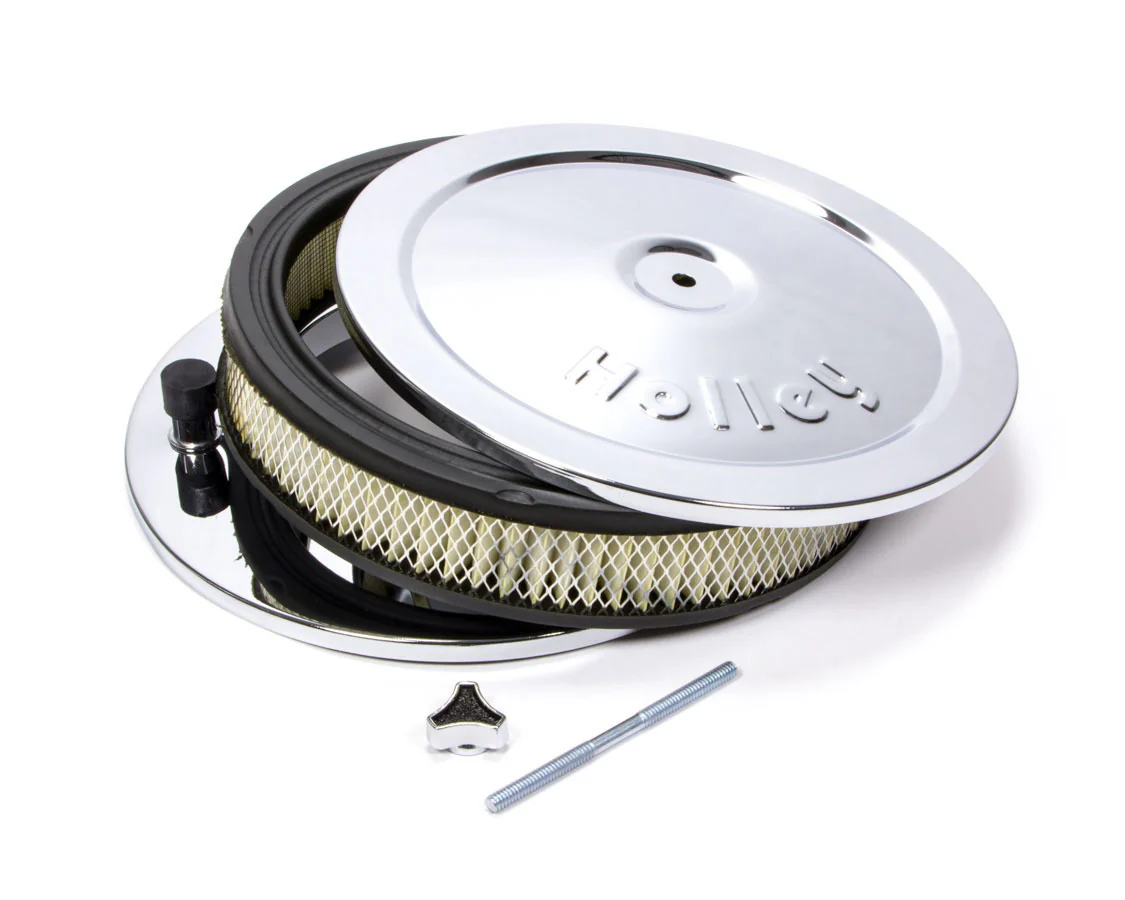 Holley 120-145 Chrome 10in Air Cleaner Assembly