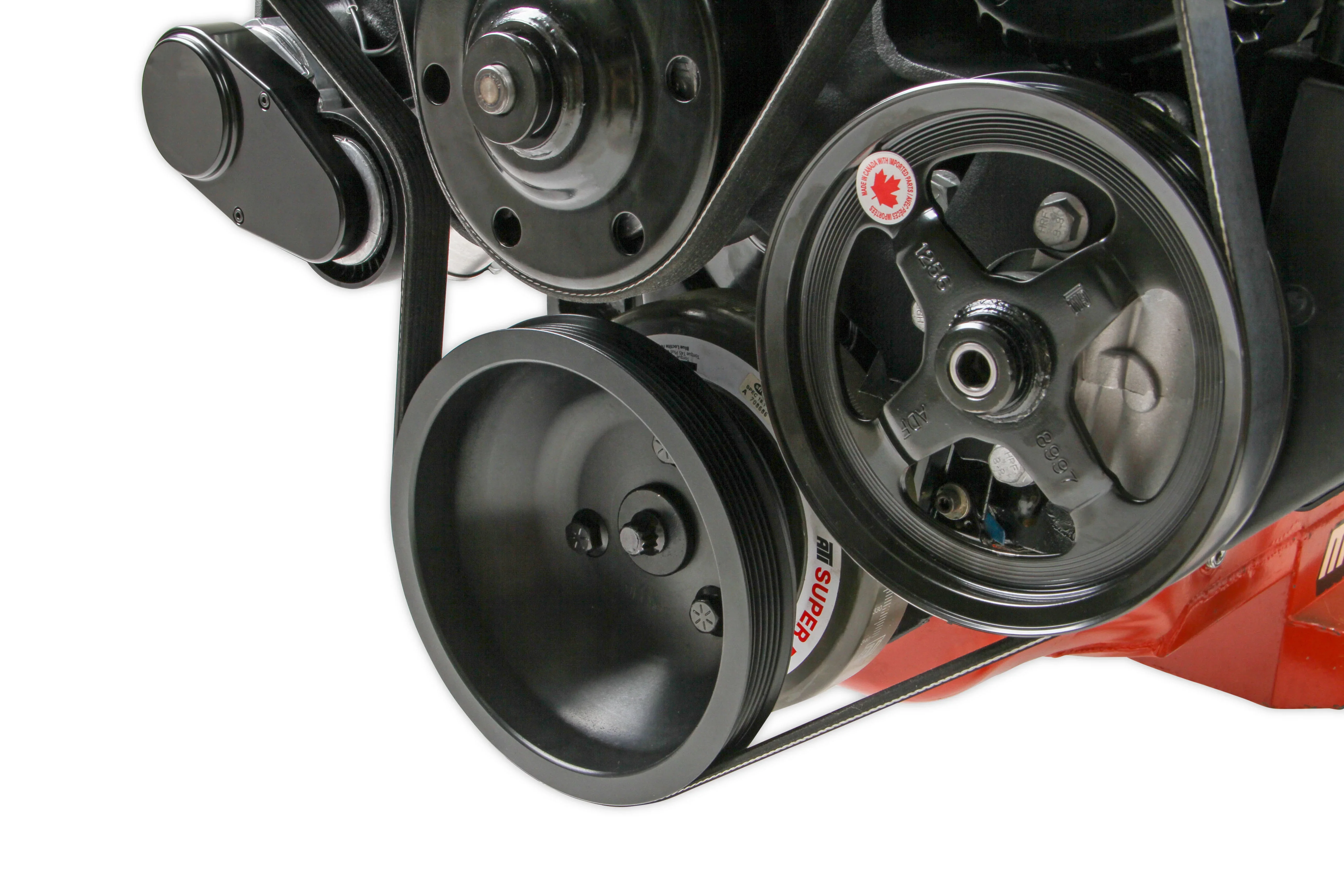 Holley 20-242BK BBC Mid-Mount Complete Accessory System - Image 4