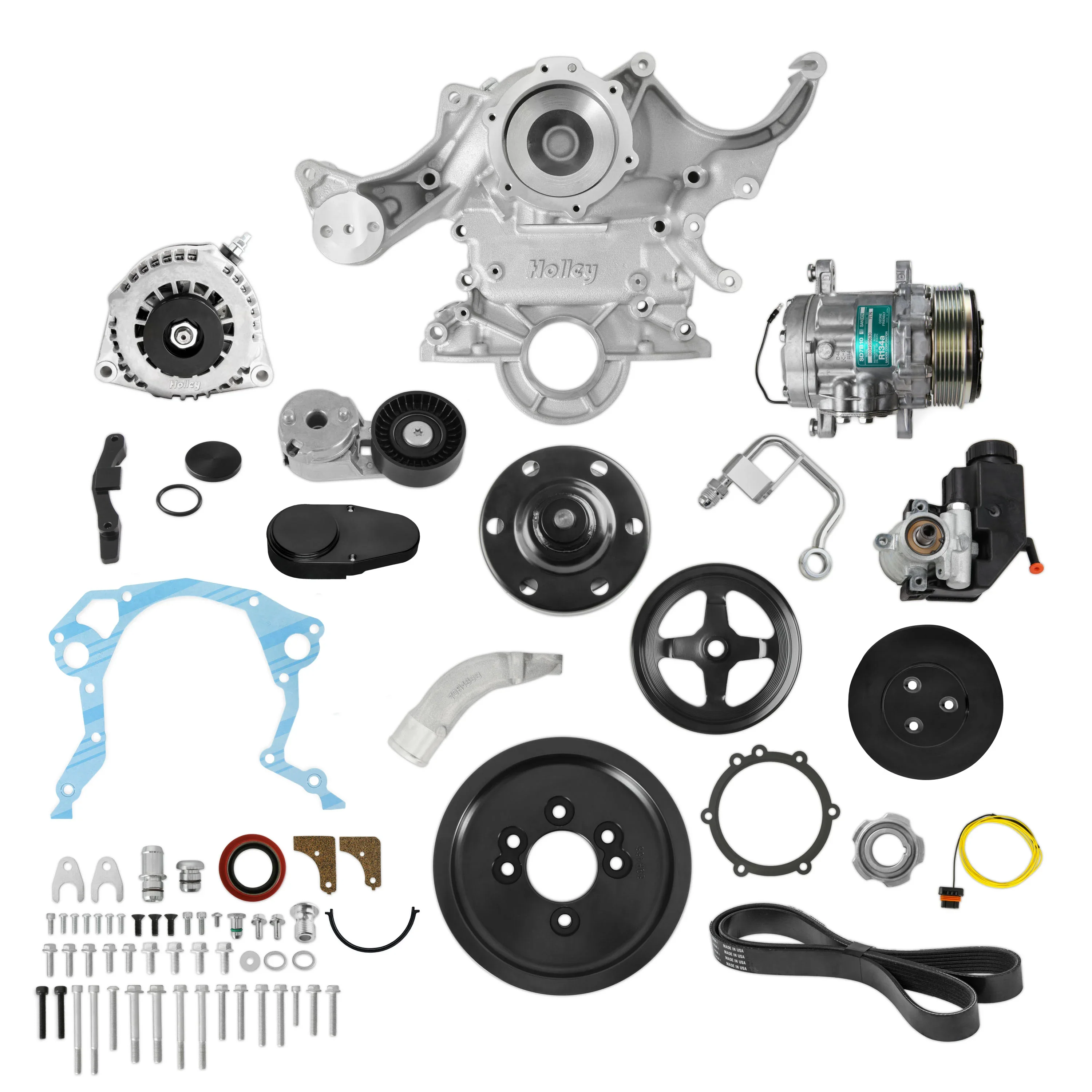 Holley 20-370 SBF Mid-Mount Complete Accessory System
