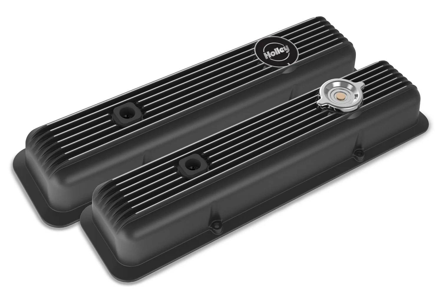 Holley 241-135 SBC Muscle Series Valve Covers  (pair)
