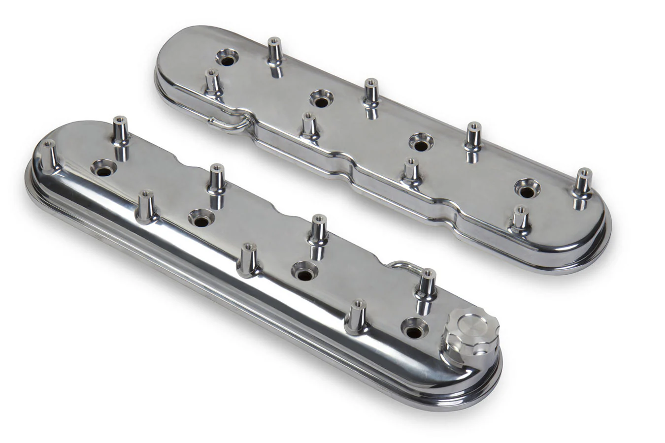 Holley 241-90 GM LS1 Valve Cover Set - Polished