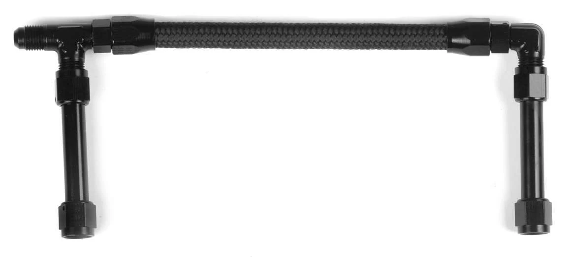 Holley 34-42 Fuel Inlet Fitting 6an Ano-Tuff w/Pro-Lite Hose