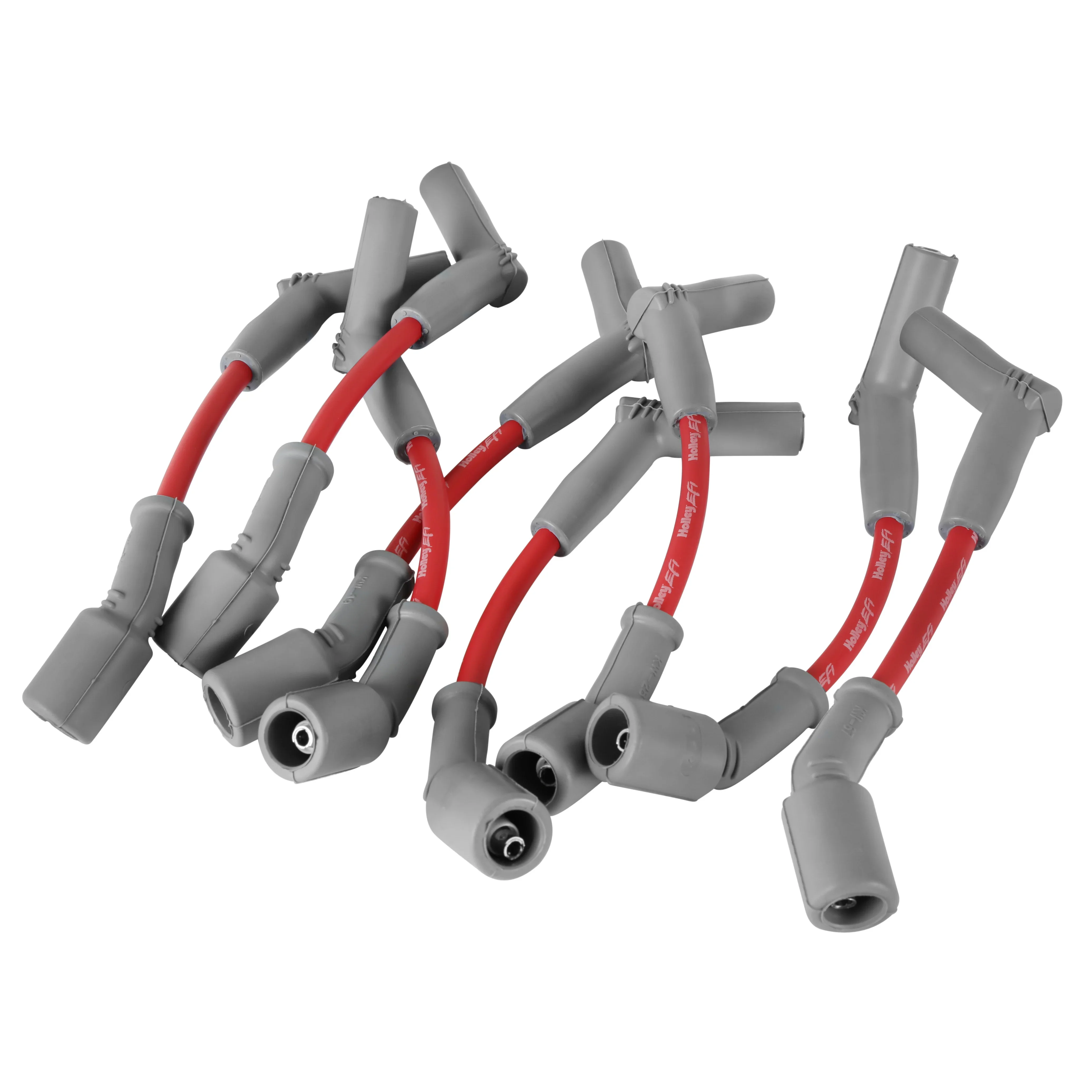 Holley 561-102 LS 6.2L Spark Plug Wire Set 45-Deg Red - Image 3