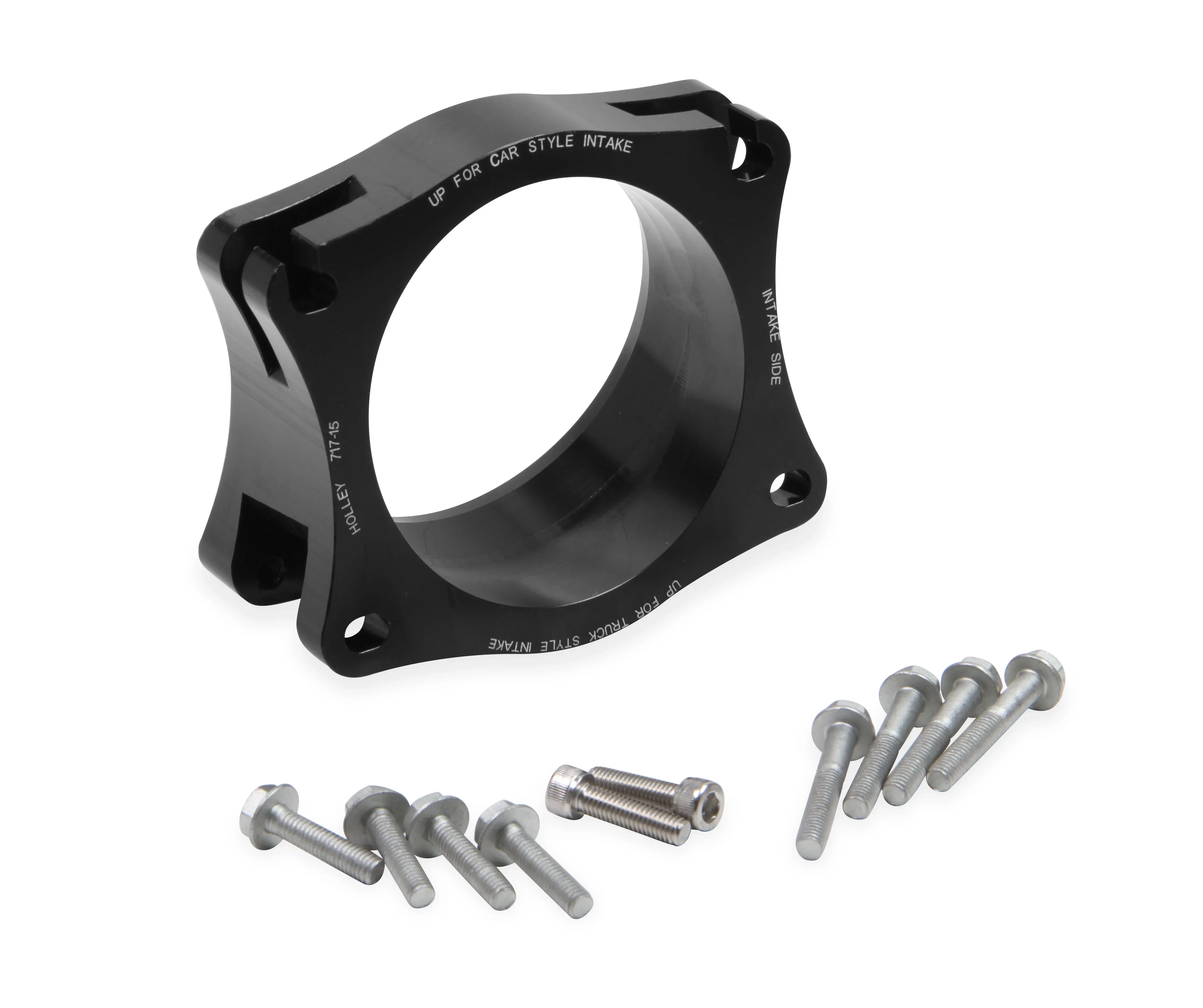 Holley 717-15 Throttle Body Angle Adapter GM LS/LT Intakes