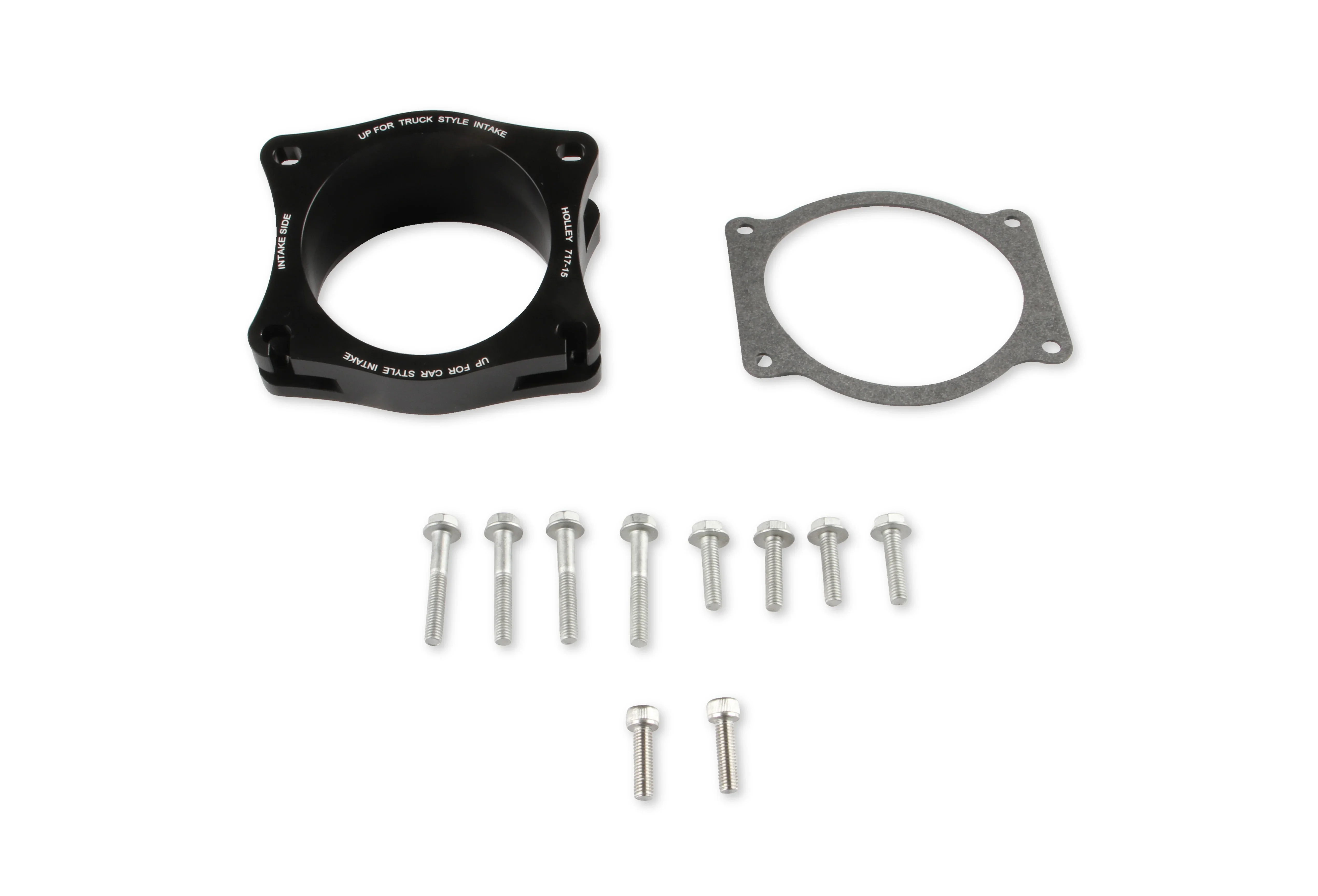 Holley 717-15 Throttle Body Angle Adapter GM LS/LT Intakes - Image 2