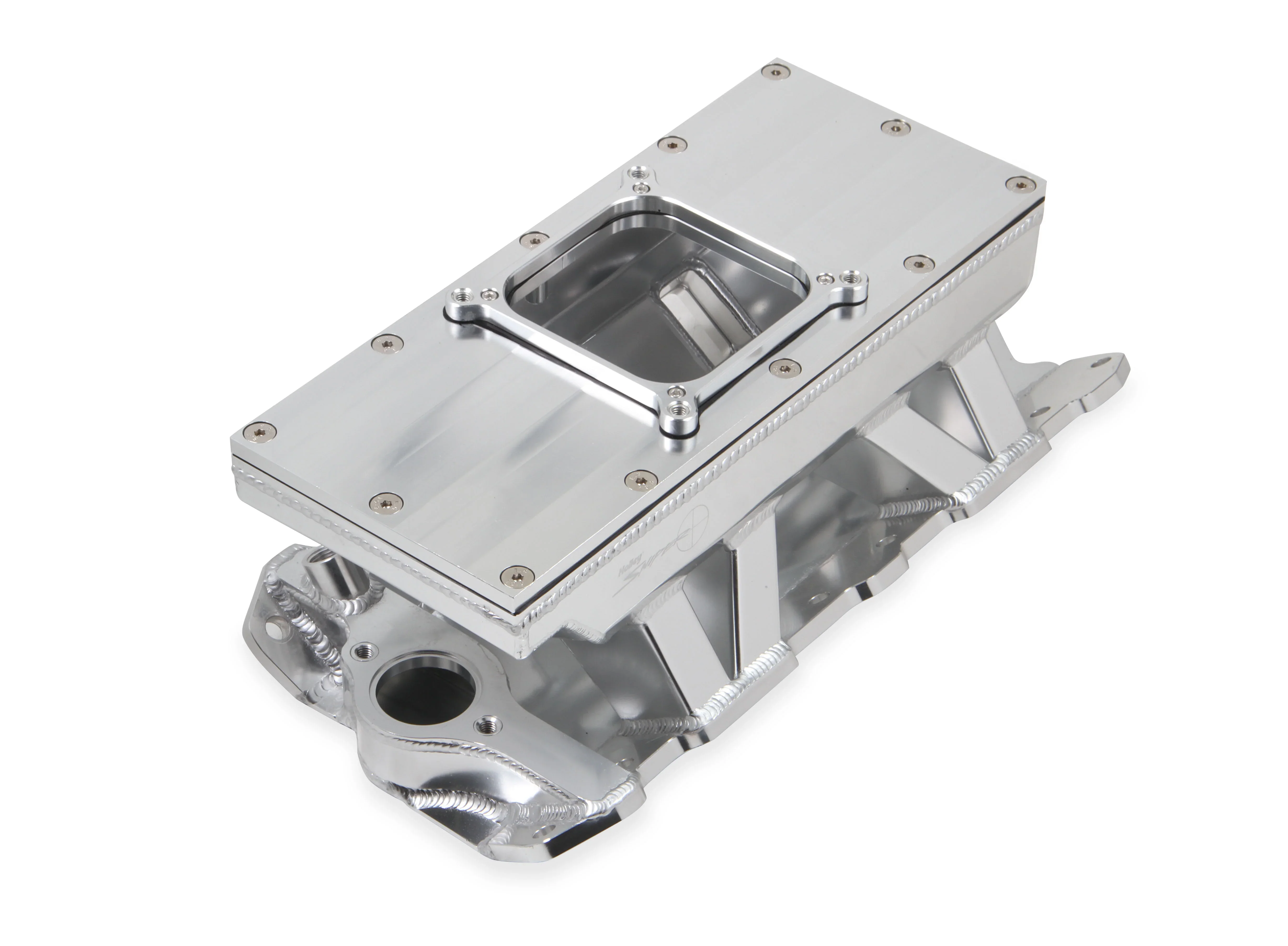 Holley 825131 SBC Sniper SM Fabricated Intake Manifold - Carb