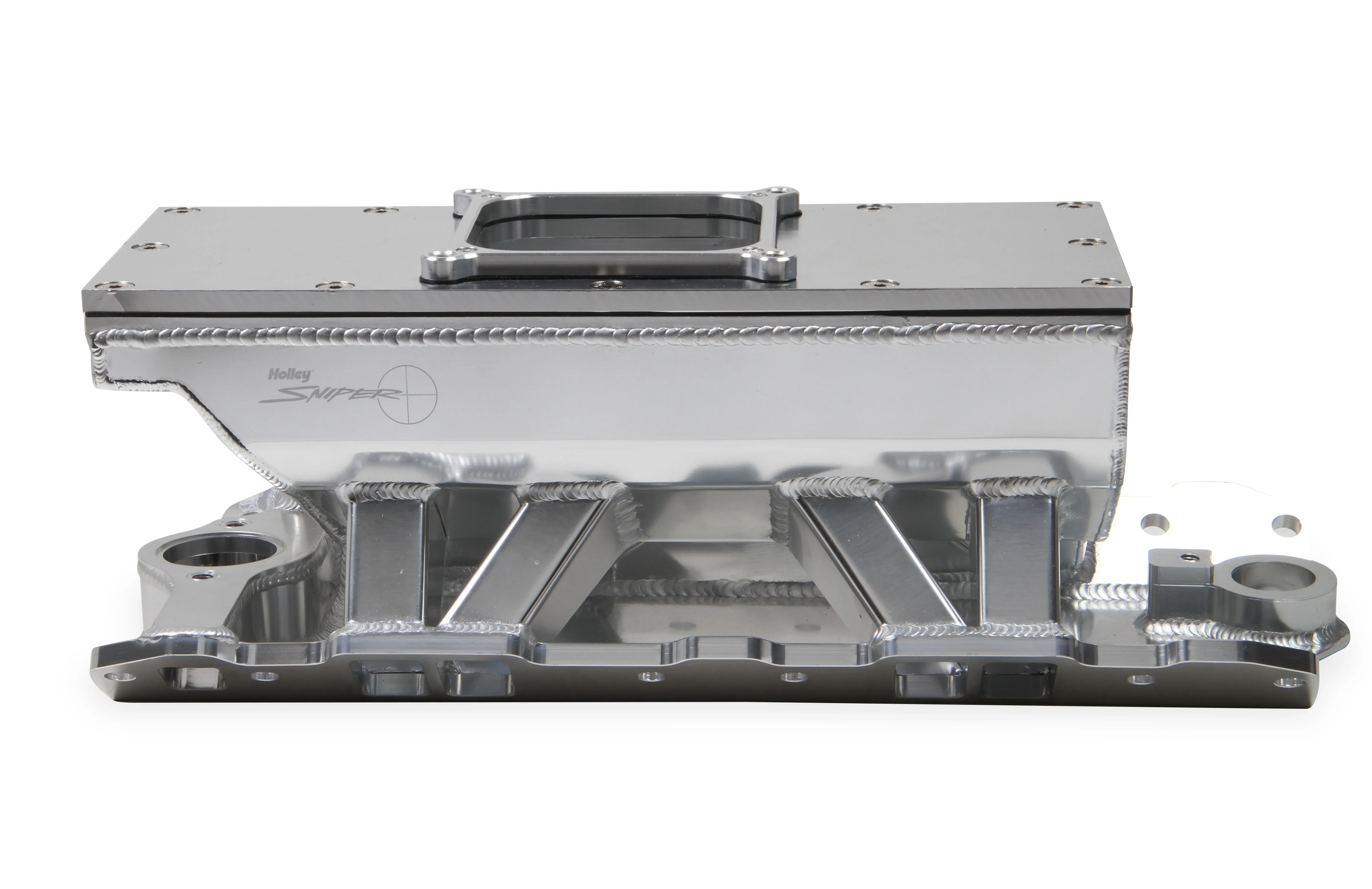 Holley 825131 SBC Sniper SM Fabricated Intake Manifold - Carb - Image 3