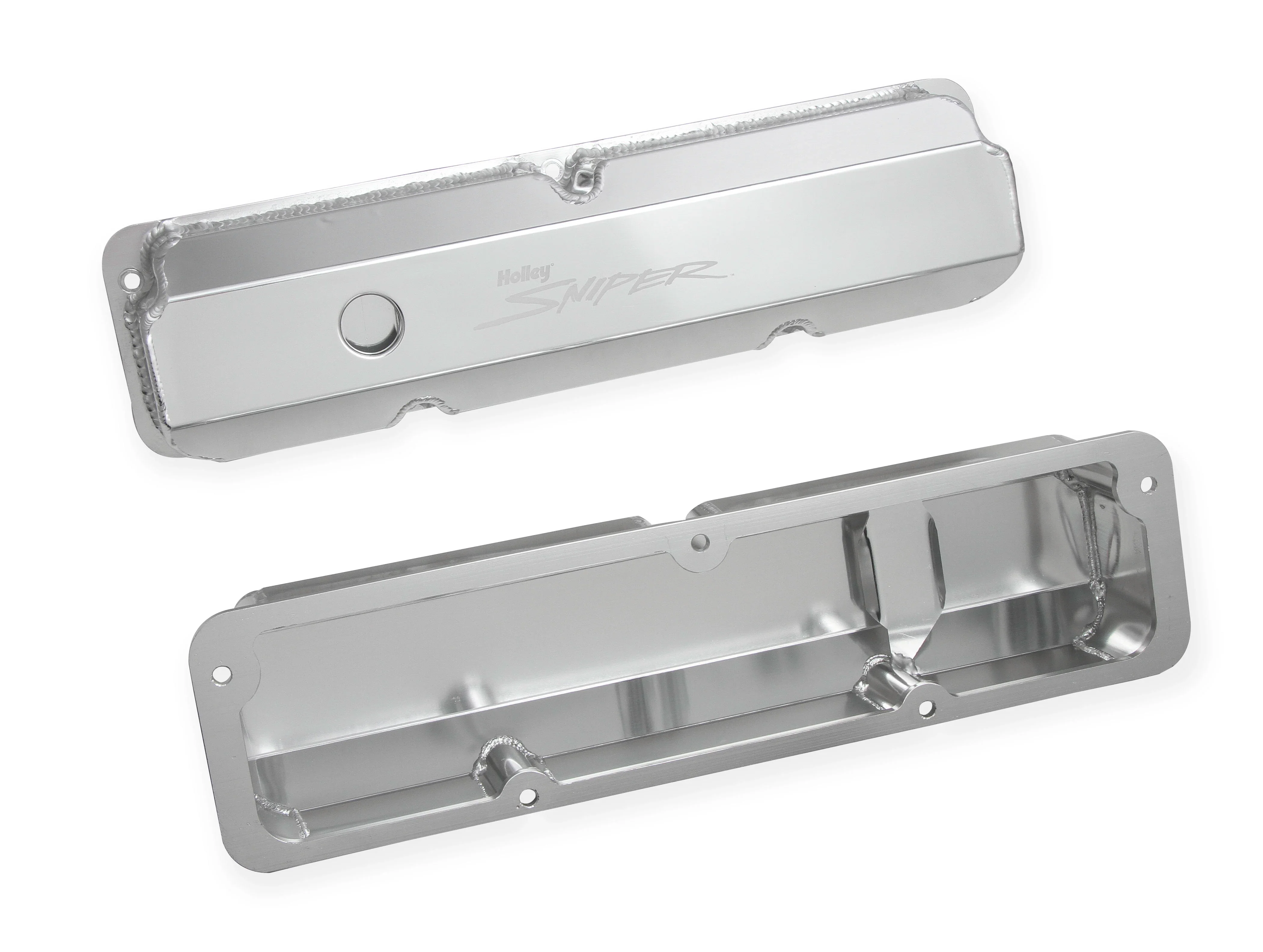 Holley 890001 Sniper Fabricated Valve Covers  BBF FE Tall - Image 2