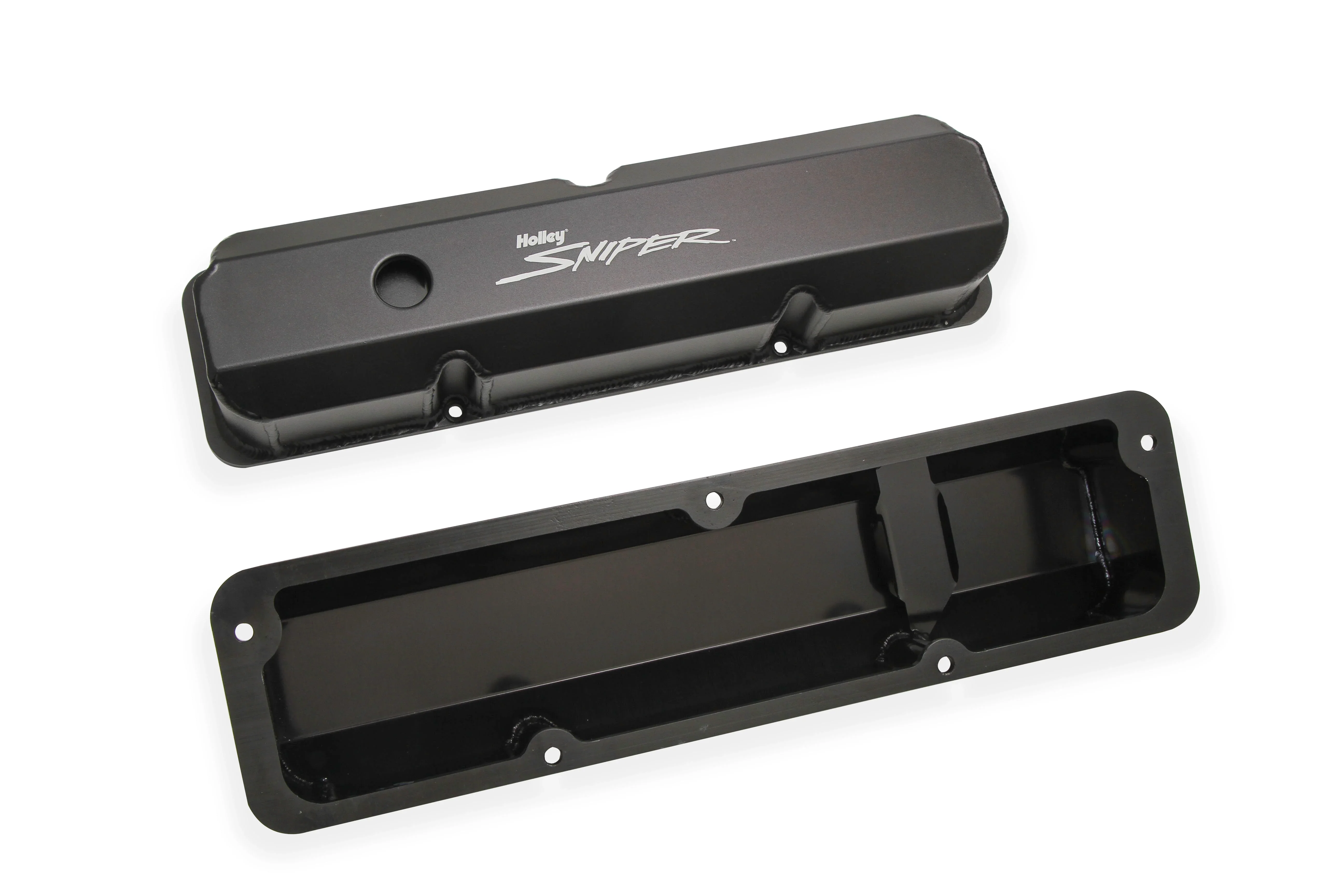 Holley 890001B Sniper Fabricated Valve Covers  BBF FE Tall - Image 2