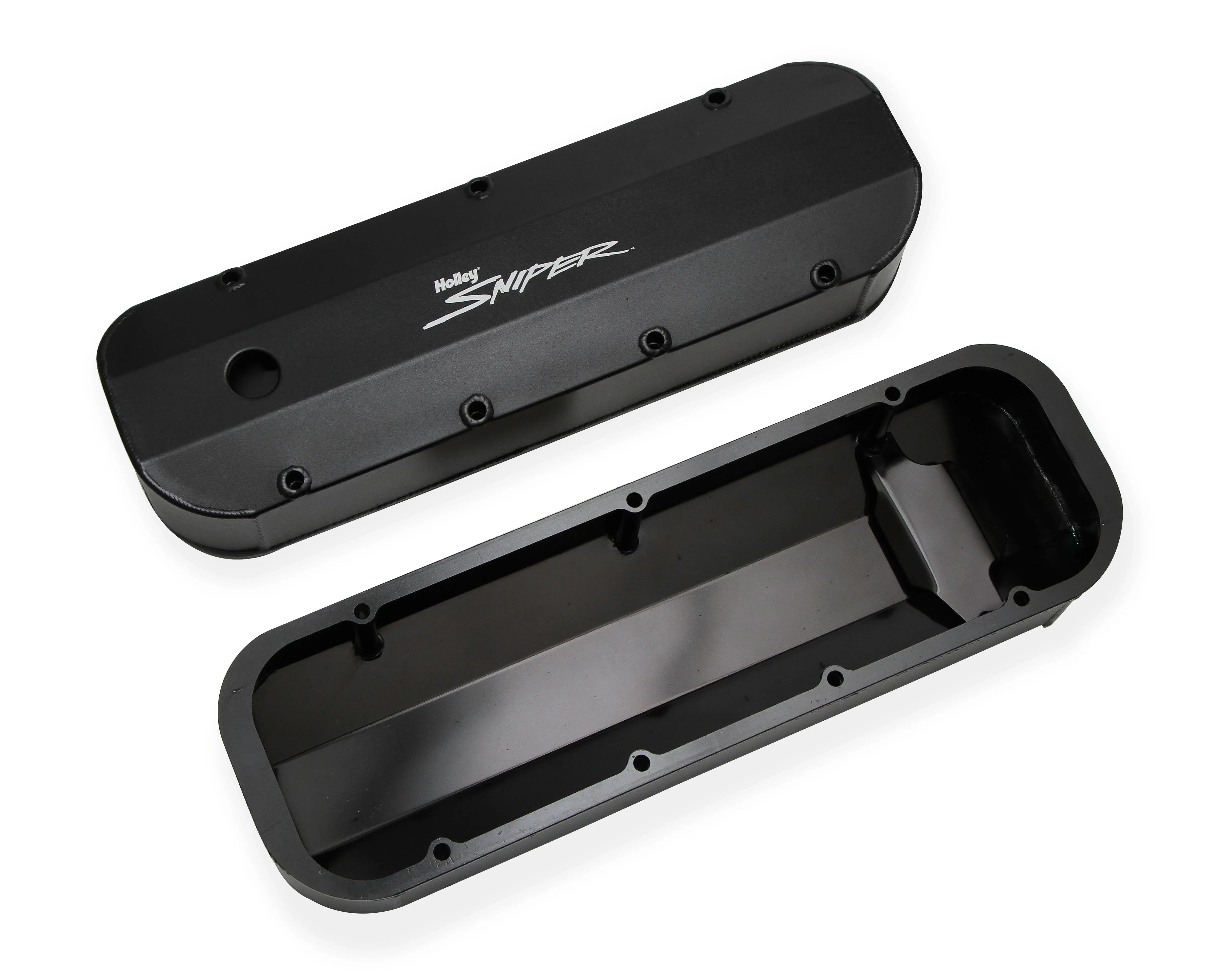 Holley 890002B Sniper Fabricated Valve Covers  BBC Tall - Image 2
