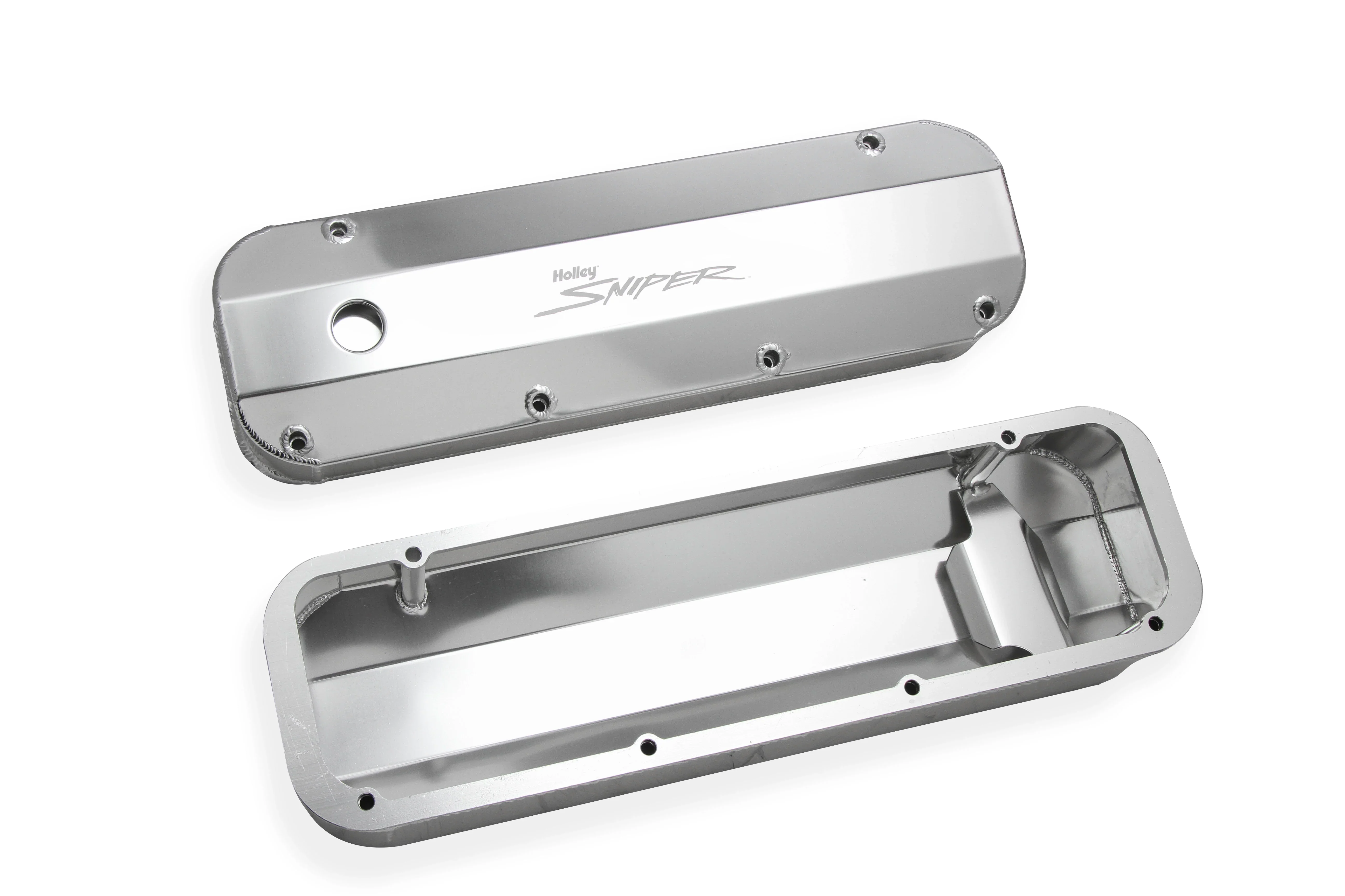 Holley 890007 Sniper Fabricated Valve Covers  BBF 429/460 Tall - Image 2