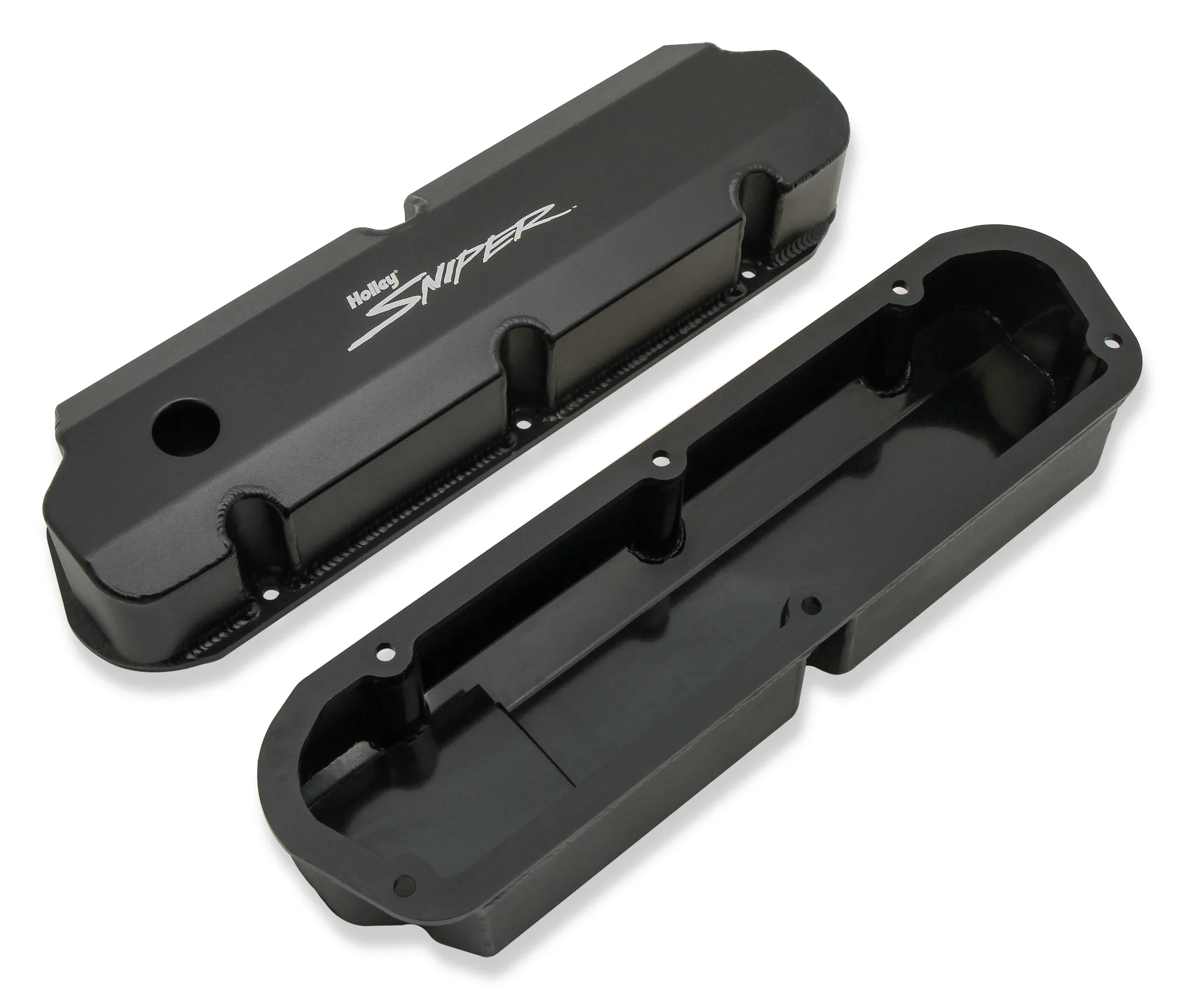 Holley 890011B Sniper Fabricated Valve Covers  SBF Tall - Image 2