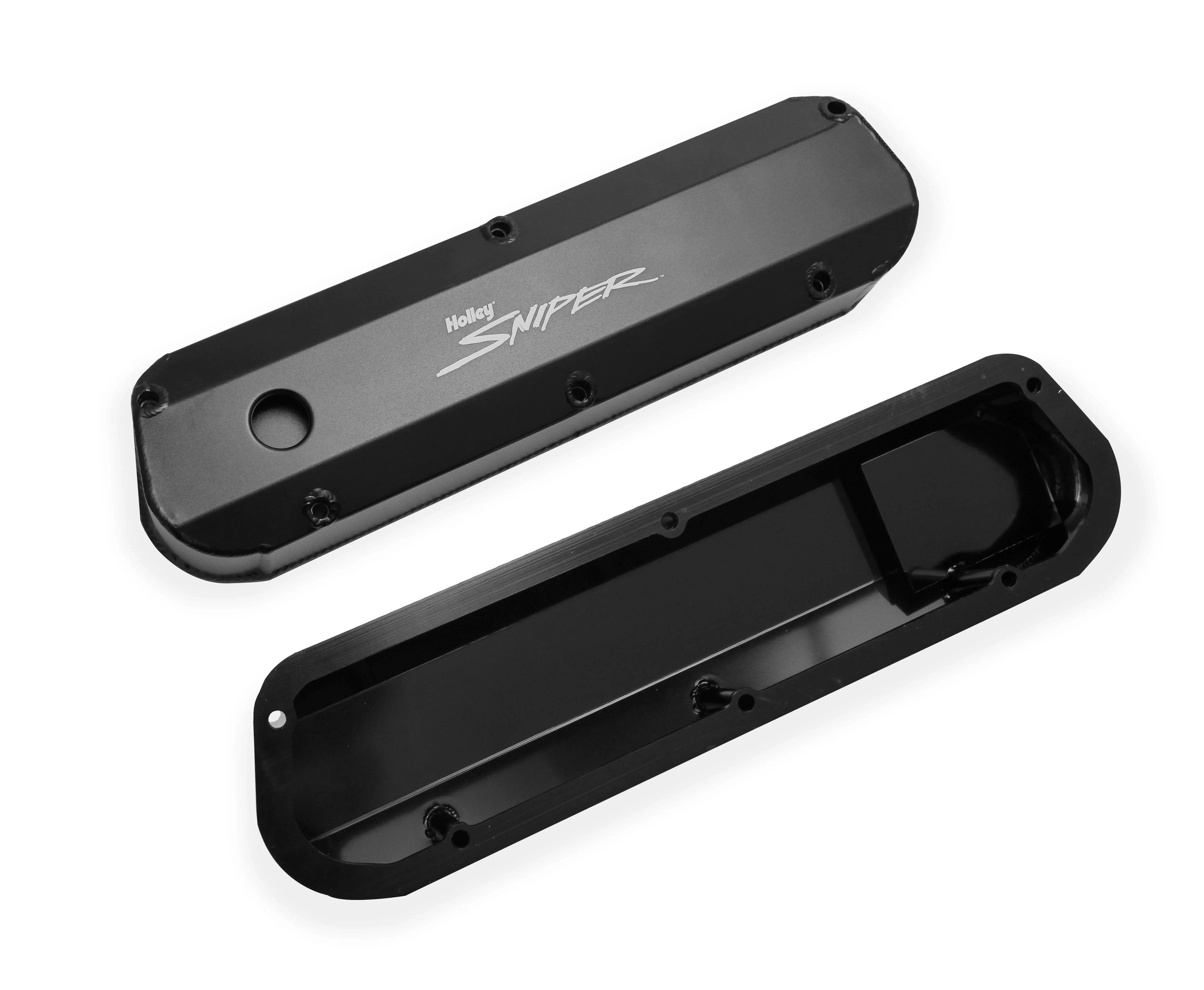 Holley 890012B Sniper Fabricated Valve Covers  SBF Tall - Image 2