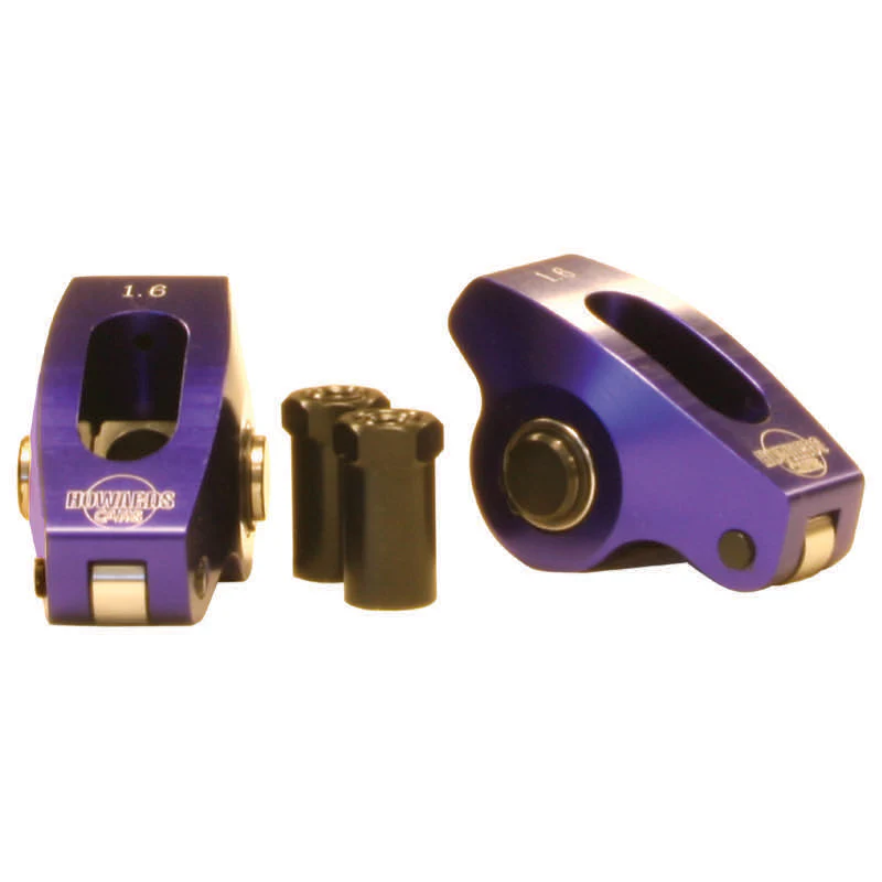 Howards Cams 90073 SBC Roller Rocker Arms 1.6 Ratio 7/16 Stud