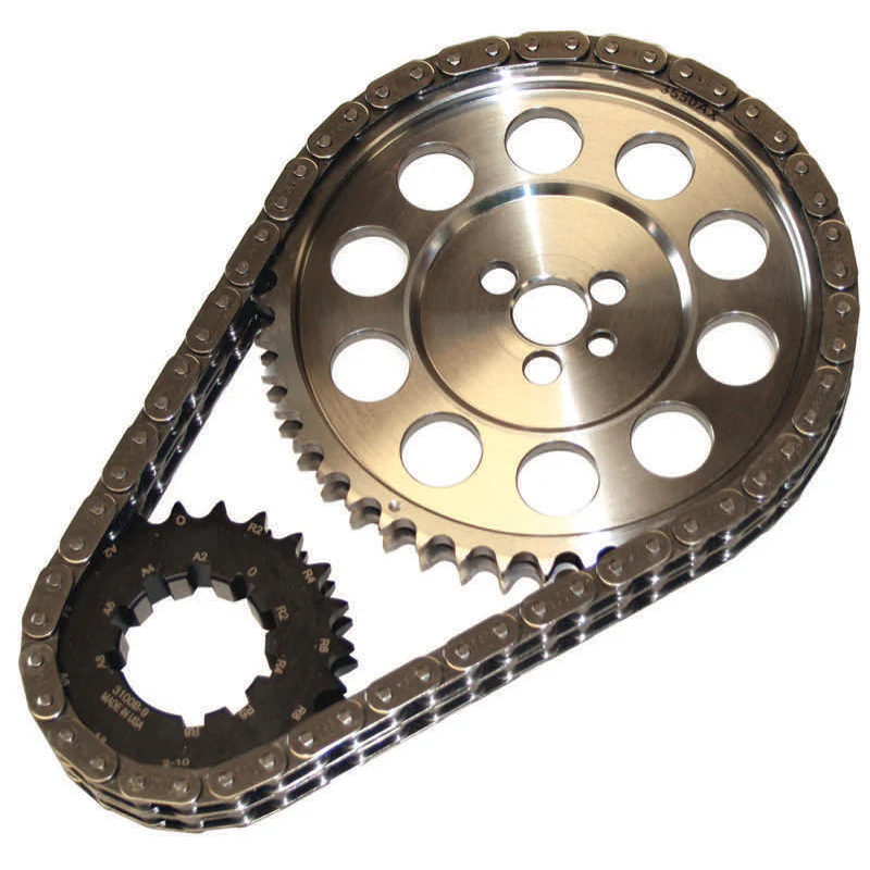 Howards Cams 94301 Double Row Timing Chain Set; Chevy 305-350 9-Keyway